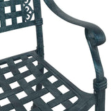 Garden Chair 2 pcs Green 55 x 56.5 x 91cm Aluminium