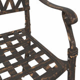 Garden Chair 2 pcs Bronze 55 x 56.5 x 91cm Aluminium