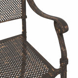 Garden Chair 2 pcs Bronze 55 x 56.5 x 91cm Aluminium
