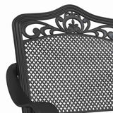 Garden Chair 2 pcs Black 55 x 56.5 x 91cm Aluminium