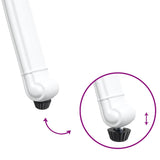 Garden Chair 2 pcs White 55 x 56.5 x 91cm Aluminium