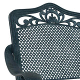 Garden Chair 2 pcs Green 55 x 56.5 x 91cm Aluminium