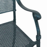 Garden Chair 2 pcs Green 55 x 56.5 x 91cm Aluminium