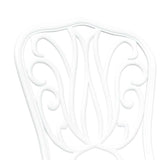 Garden Bistro Set 3 pcs White Aluminium