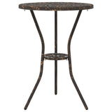 Garden Bistro Set 3 pcs Bronze Aluminium