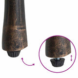 Garden Chair 2 pcs Bronze 55 x 56.5 x 91cm Aluminium