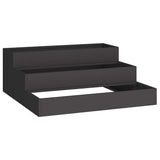 Garden Planter Black 90 x 90 x 35 cm Steel