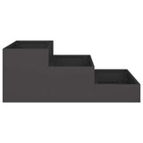 Garden Planter Black 90 x 90 x 35 cm Steel