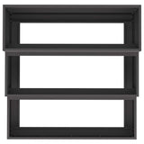 Garden Planter Black 90 x 90 x 35 cm Steel