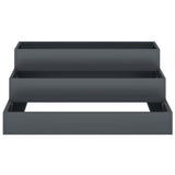 Garden Planter Anthracite 90 x 90 x 35 cm Steel