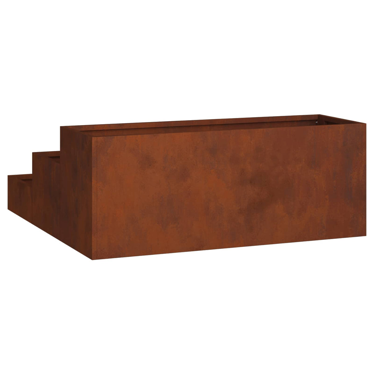 Garden Planter Rusty 90 x 90 x 35 cm Weathering Steel