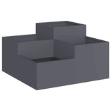 Garden Planter Anthracite 100 x 100 x 48 cm Steel
