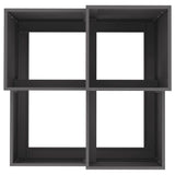 Garden Planter Black 80 x 80 x 60 cm Steel