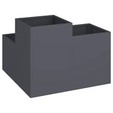 Garden Planter Anthracite 80 x 80 x 60 cm Steel