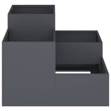 Garden Planter Anthracite 80 x 80 x 60 cm Steel
