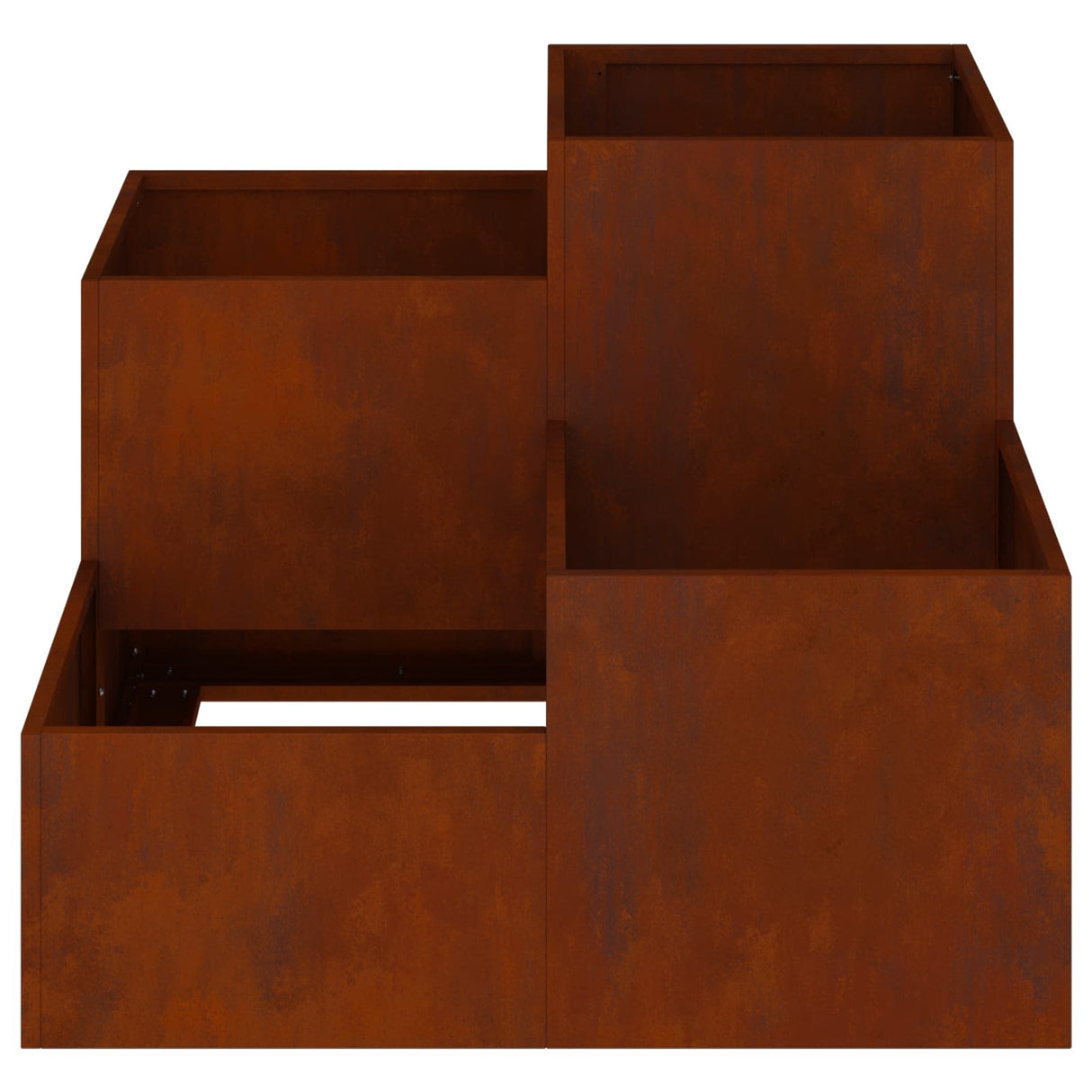 Garden Planter Rusty 80 x 80 x 60 cm Weathering Steel