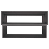 Garden Planter Black 100 x 60 x 45 cm Steel