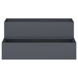 Garden Planter Anthracite 100 x 60 x 45 cm Steel