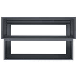 Garden Planter Anthracite 100 x 60 x 45 cm Steel