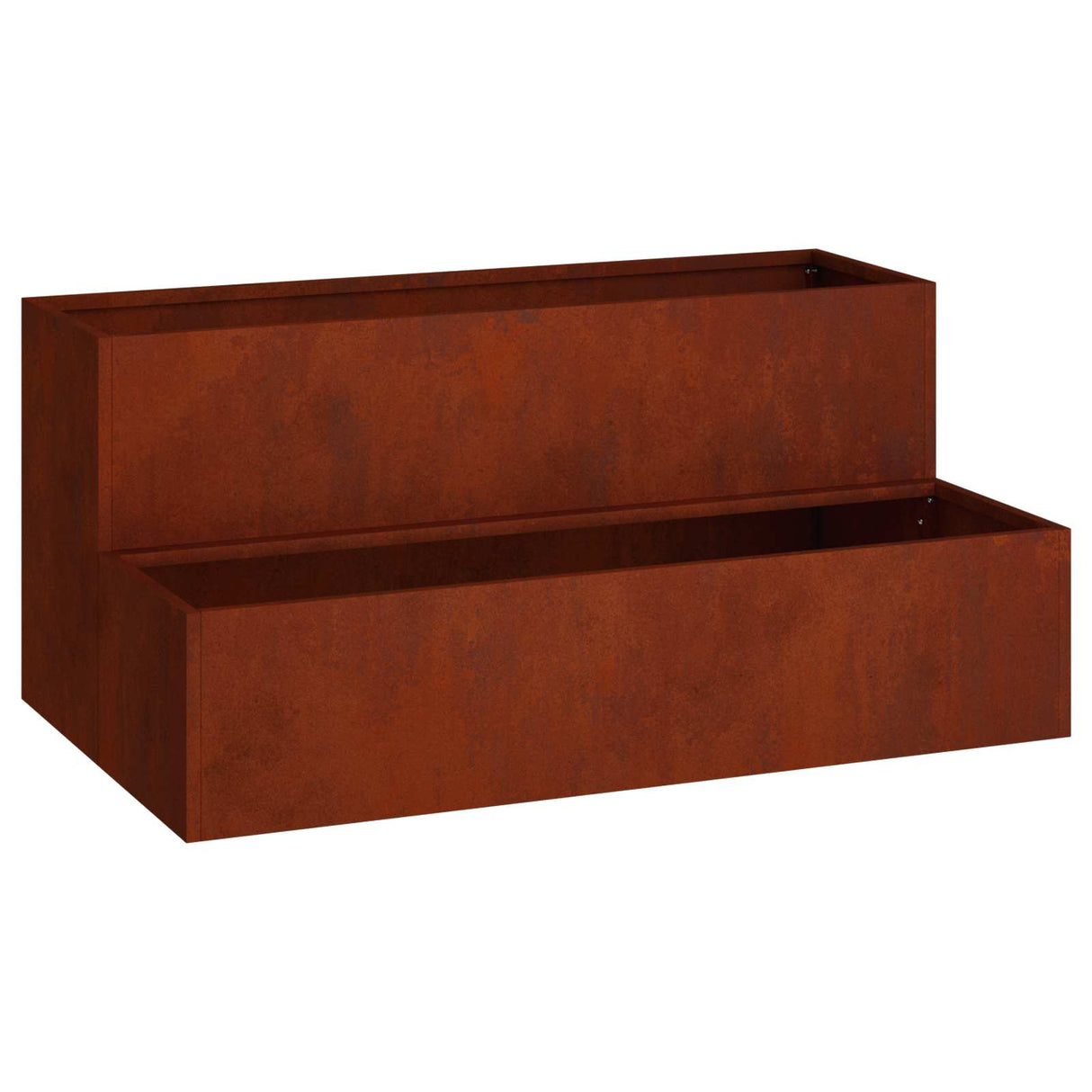 Garden Planter Rusty 100 x 60 x 45 cm Weathering Steel