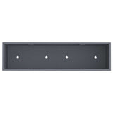 Raised Garden Planter Anthracite 100 x 26 x 82 cm Steel