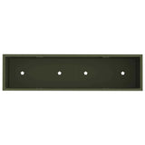 Raised Garden Planter Olive green 100 x 26 x 82 cm Steel