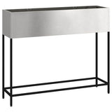 Raised Garden Planter Silver 100 x 26 x 82 cm Stainless steel