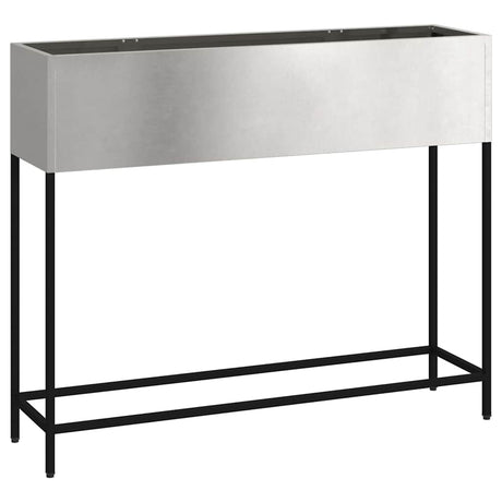 Raised Garden Planter Silver 100 x 26 x 82 cm Stainless steel