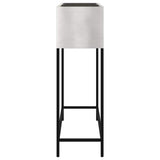 Raised Garden Planter Silver 100 x 26 x 82 cm Stainless steel