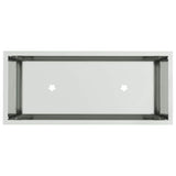 Raised Garden Planter Silver 60 x 26 x 45 cm Galvanised Steel