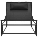 Garden Lounger Chair Anthracite 87x74x73 cm Steel and Textilene