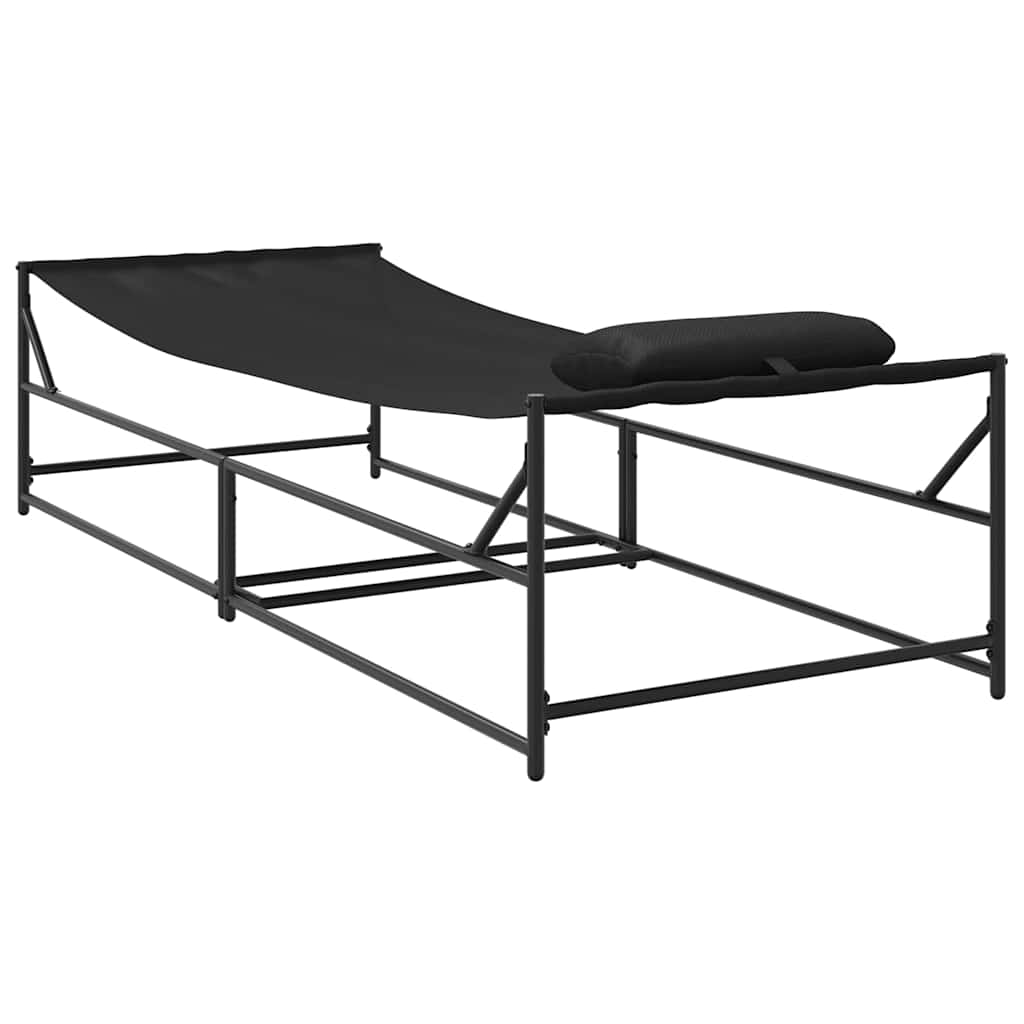 Sunbed Anthracite 200 x 74 x 73 cm Textilene, Steel