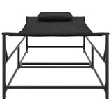 Sunbed Anthracite 200 x 74 x 73 cm Textilene, Steel