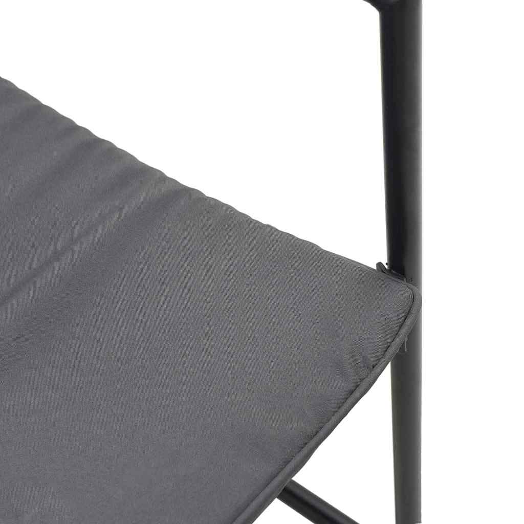 Garden Chairs 4 pcs Black and anthracite 50.5 x 59 x 81.5 cm