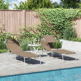 Sun Lounger Folding 2-person 2 pcs Taupe 58 x 188 x 77cm Fabric