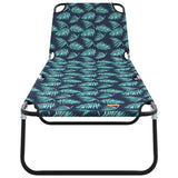 Folding Sun Lounger Folding 2 pcs Green 56 x 189 x 87cm Fabric