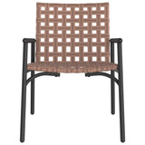 Garden Chair 2 pcs Black 79 x 56 x 73.5cm Poly Rattan
