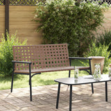 Garden Chair Black 113 x 79 x 75cm Poly Rattan