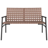 Garden Chair Black 113 x 79 x 75cm Poly Rattan