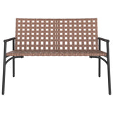 Garden Chair Black 113 x 79 x 75cm Poly Rattan