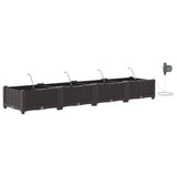 Garden Brown 160 x 40 x 22 cm Steel