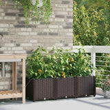 Garden Brown 120 x 40 x 37.5 cm Steel