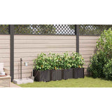 Garden Brown 160 x 40 x 37.5 cm Steel