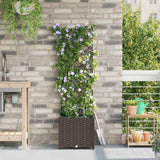 Garden Brown 40 x 40 x 142 cm Steel