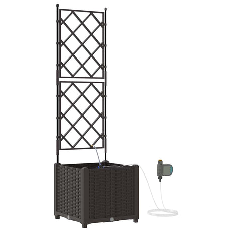 Garden Brown 40 x 40 x 142 cm Steel