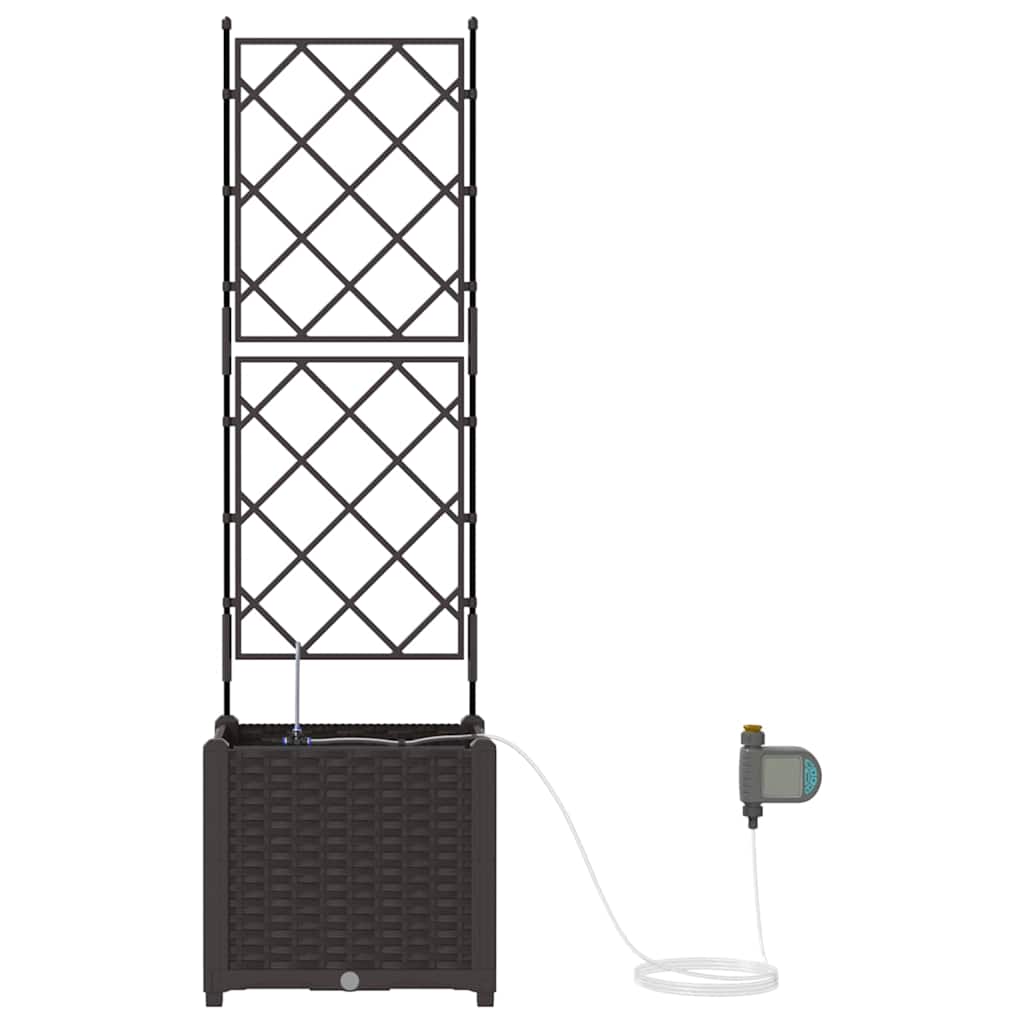 Garden Brown 40 x 40 x 142 cm Steel