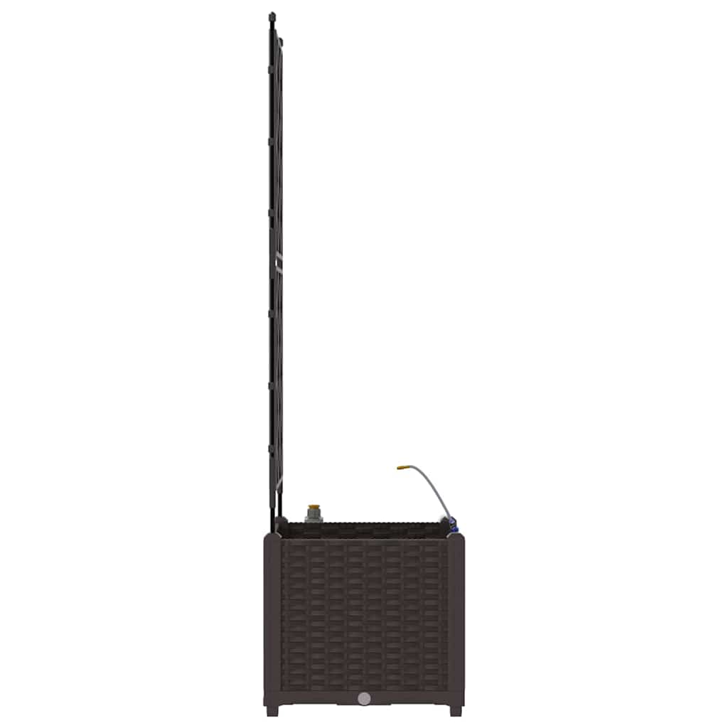Garden Brown 40 x 40 x 142 cm Steel
