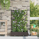 Garden Brown 80 x 40 x 126 cm Steel
