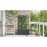Garden Brown 80 x 40 x 142 cm Steel