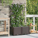 Garden Brown 80 x 40 x 142 cm Steel